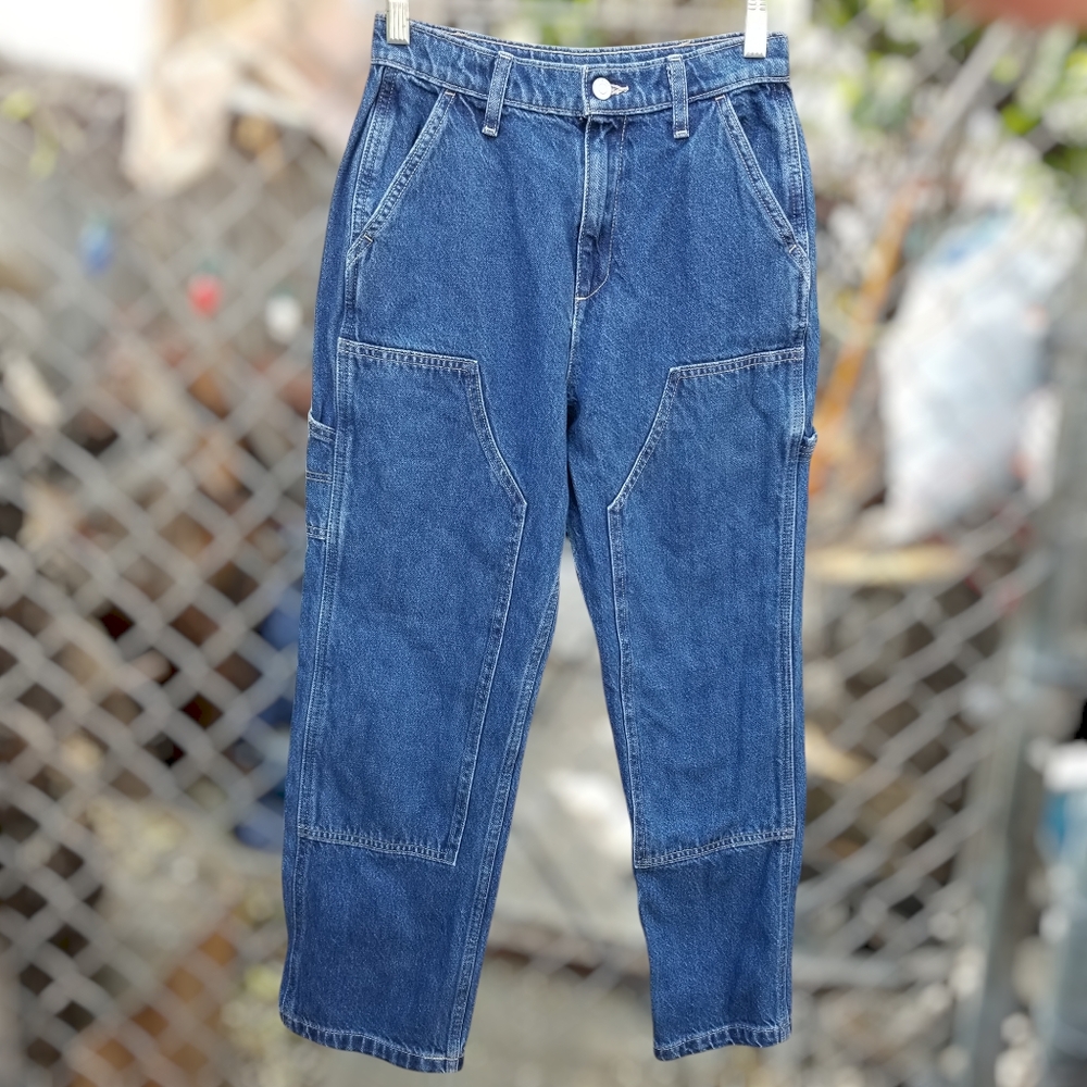 Old Navy High Waisted Carpenter Jeans For Girls